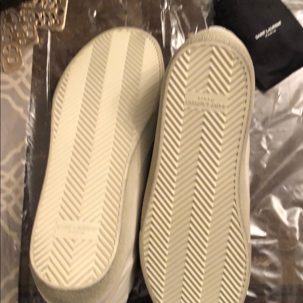 Saint Laurent Men’s White High Tops - Size 42 - Picture 3 of 4